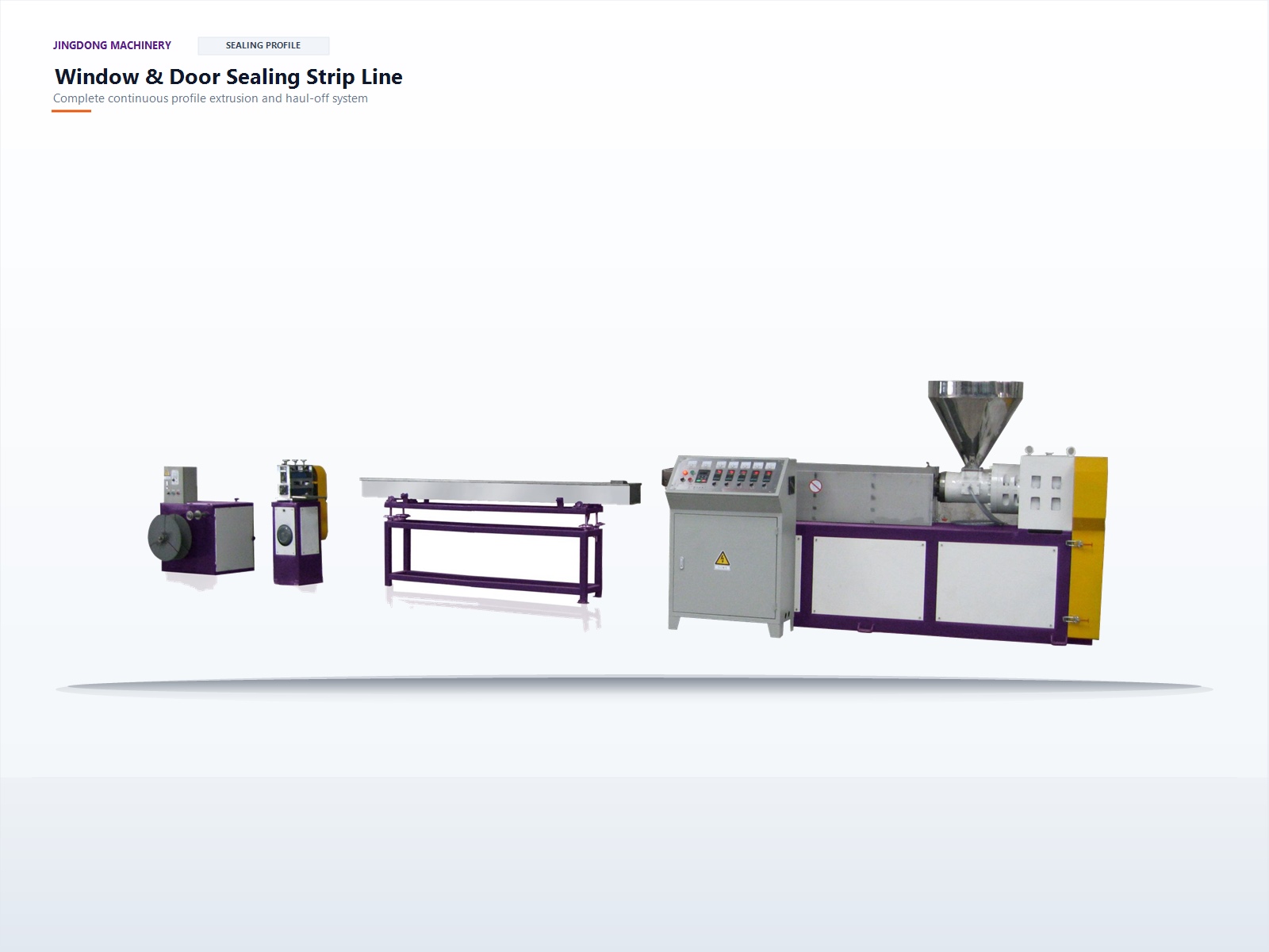 Rigid Sealing Strip Extruder