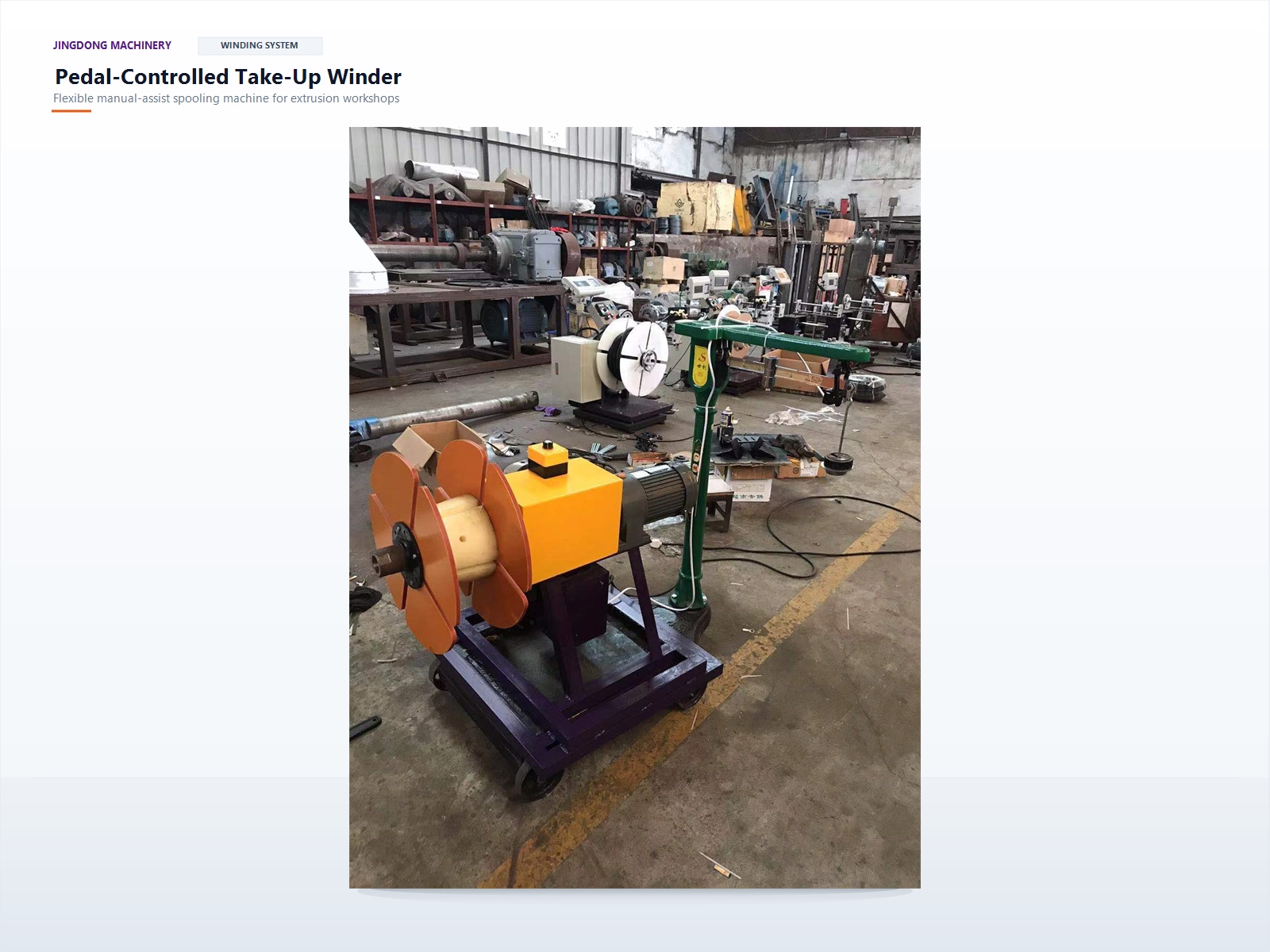 Automatic Take-Up Winding Machine